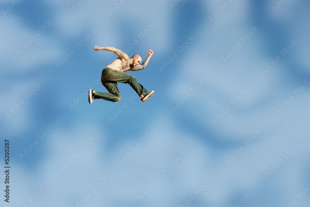 Obraz premium Man running