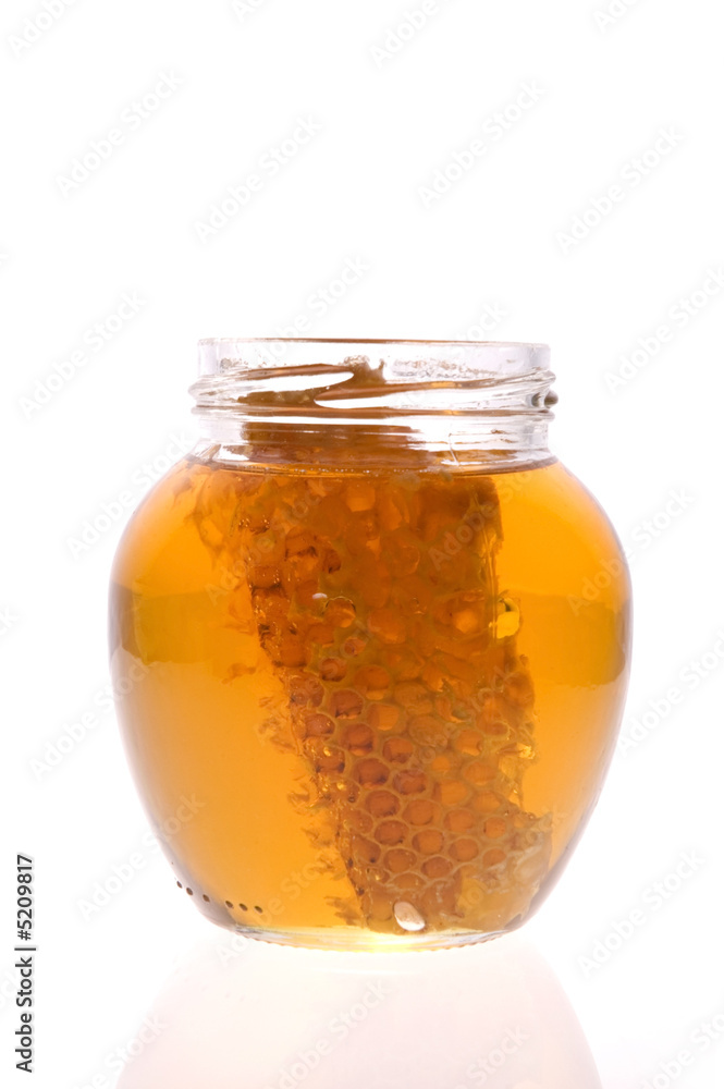 fresh honey with honeycomb fresh honey with honeycomb