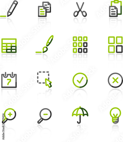 green-gray publish icons