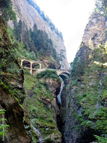 Via Mala, canyon in Switzerland photo