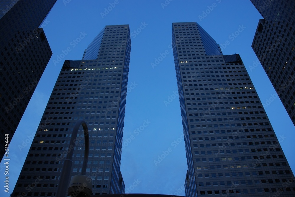 Obraz premium modern building and skyscraper in the city
