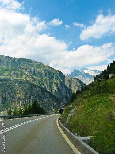 Alpine countryside in Switzerland  Europe