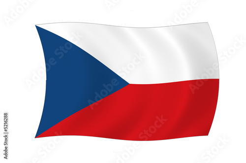 tschechien czechia Flagge