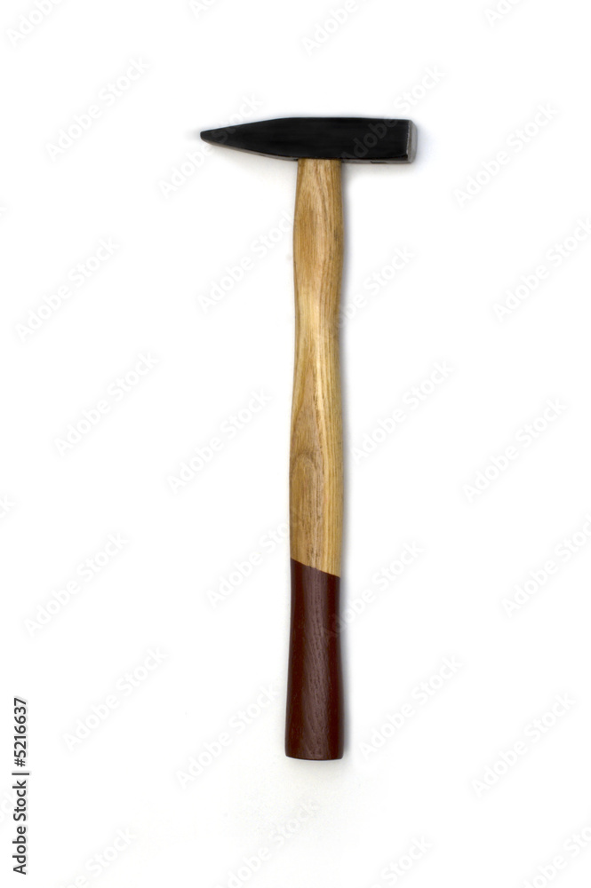 hammer on white background