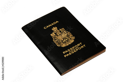 Canadian Passport - Isolated on White