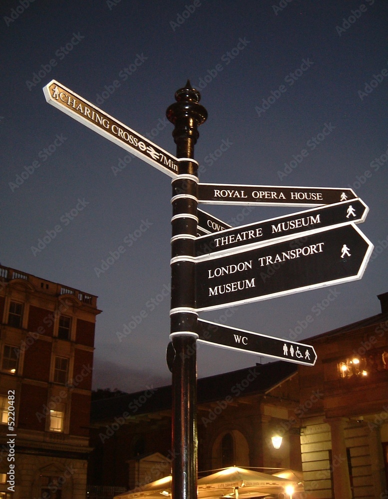 Fototapeta premium London signpost