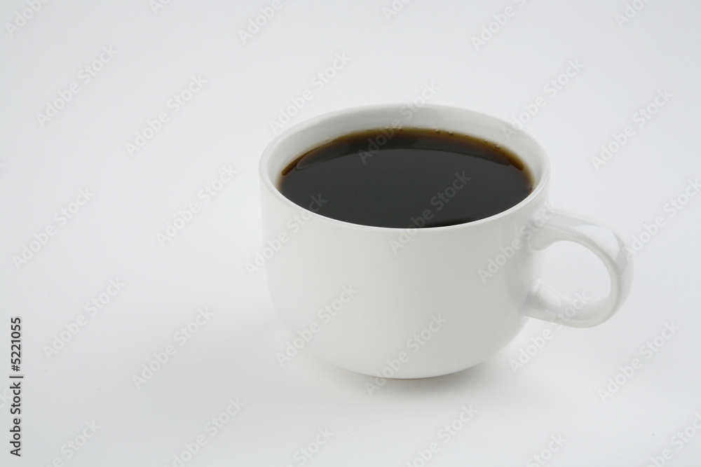 White coffee cup