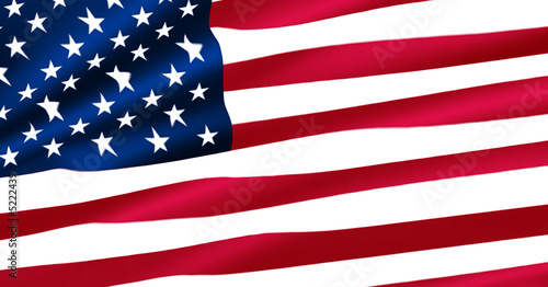 Canvas-taulu ripples in the us flag