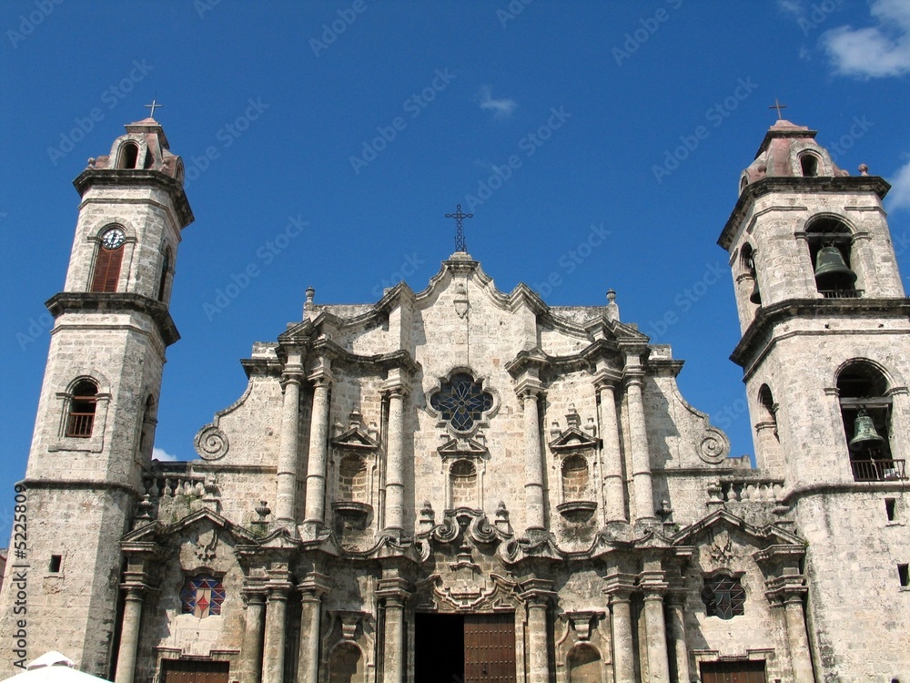 A view of the Old Havana Cathedral