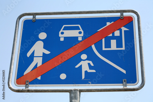 Obraz na płótnie Spielstraße Ende w salonie