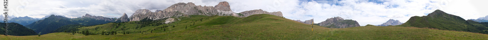 Obraz premium Dolomiten - 360° Panorama