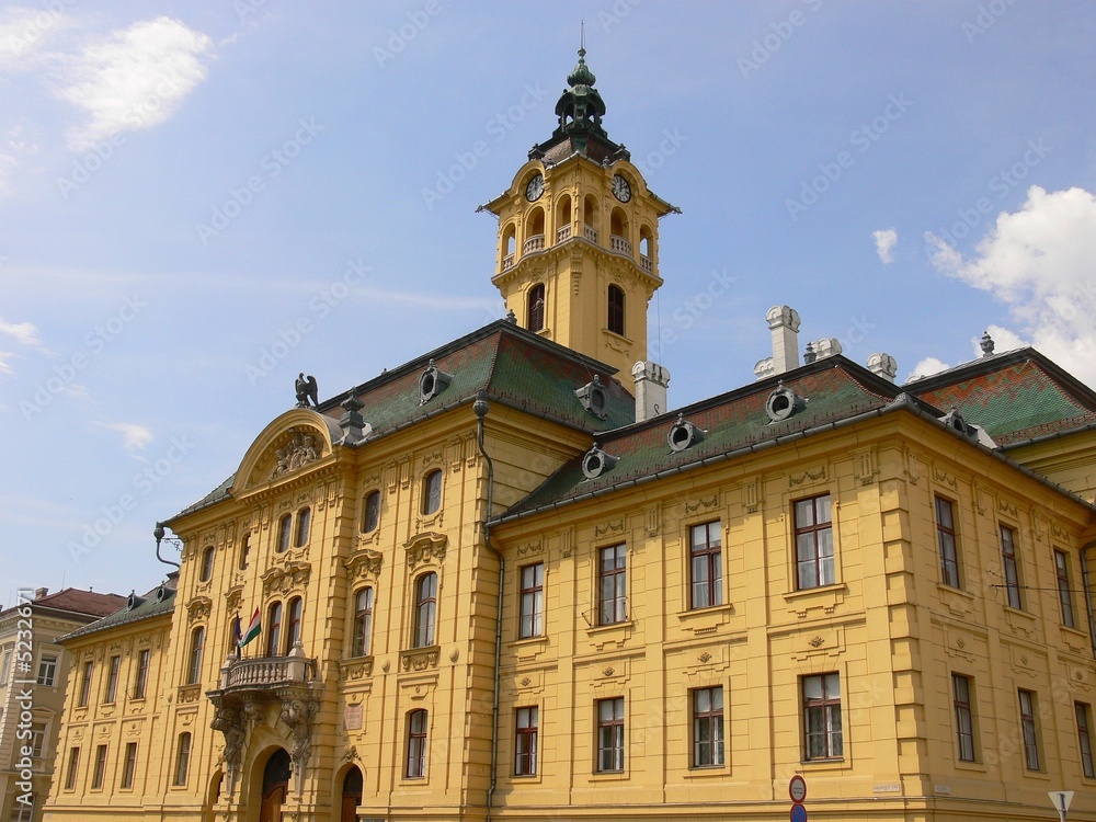 Townhall in Sheged, Hungary