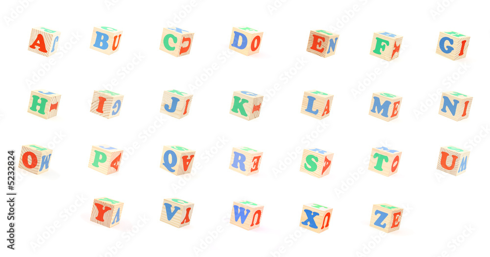 Naklejka premium alphabet