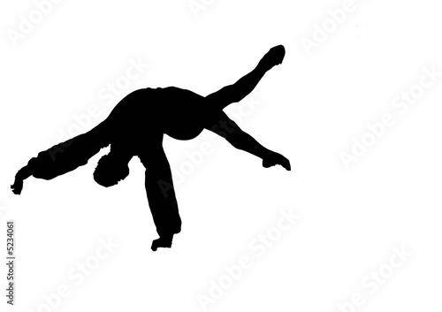 silhouette acrobatica