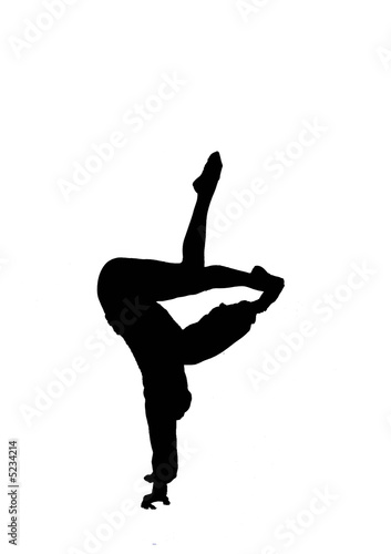 silhouette di verticalista