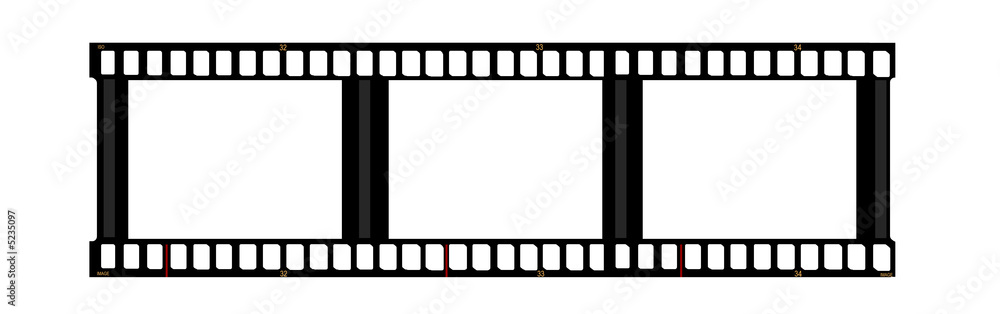 film strip photo frame Stock Illustration