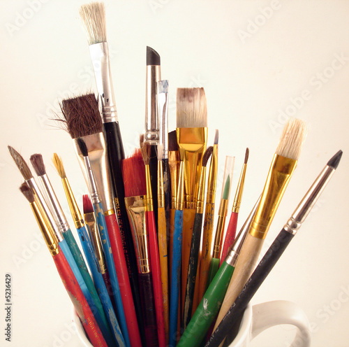 Paint Brushes in a Cup
