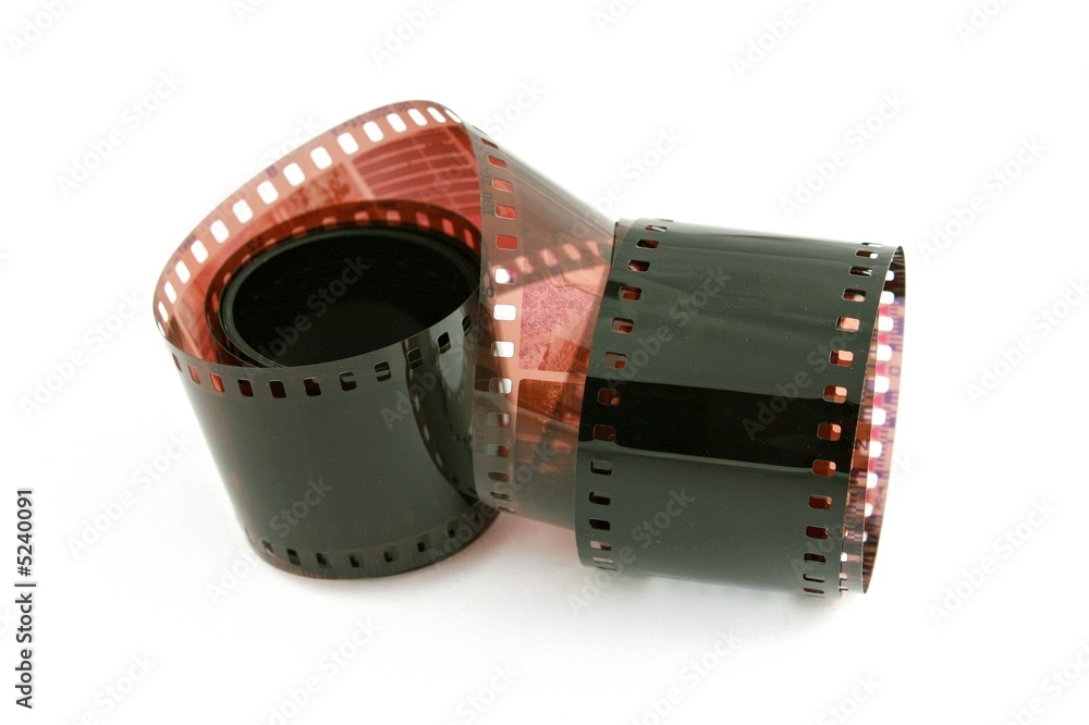35mm developed colour film