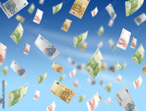 Flying money