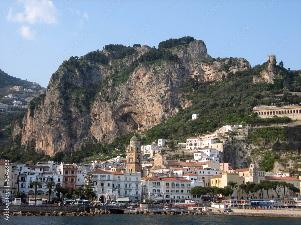Coastal Town on Amalfi Coast