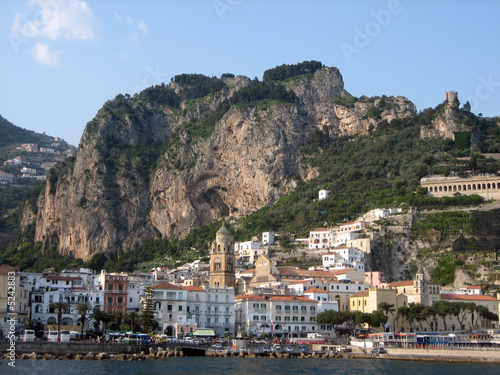 Fototapeta Naklejka Na Ścianę i Meble -  Coastal Town on Amalfi Coast