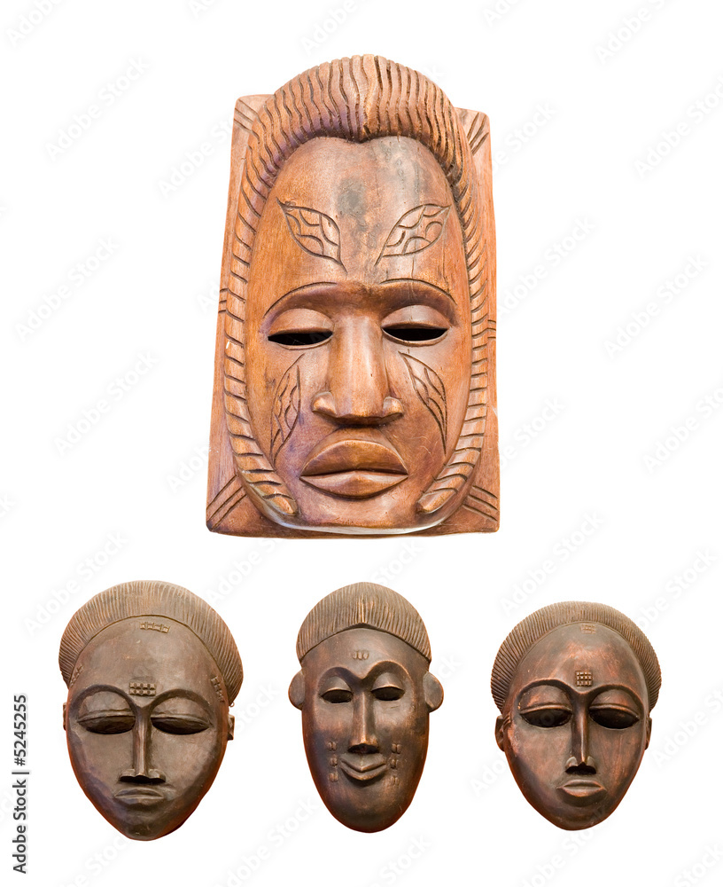 four african masks