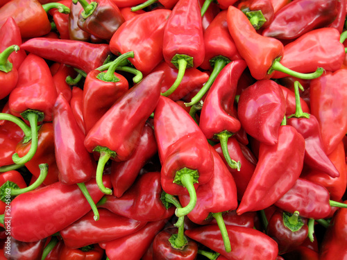 pile of red peppers