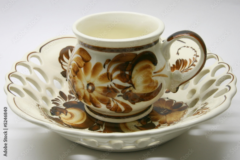 Fototapeta premium Teapot and bowl