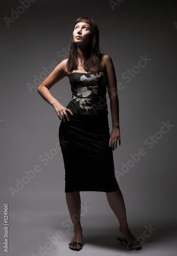 Attractive woman in sexy corset