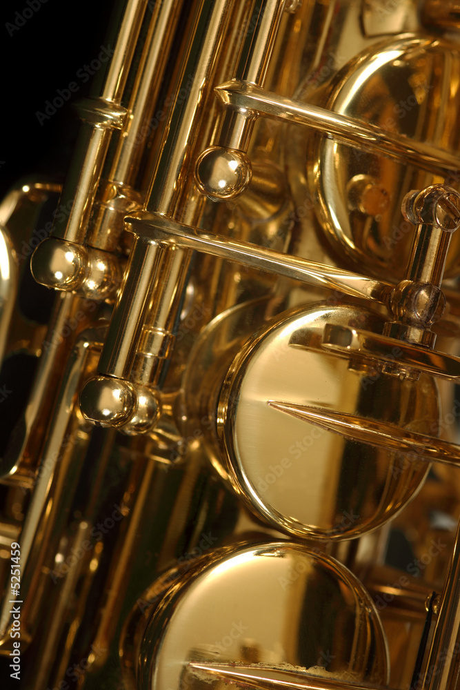 Fototapeta premium Saxophone detail