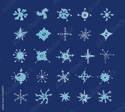 Snowflakes - elements for your design