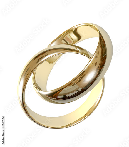 Wedding rings 3D