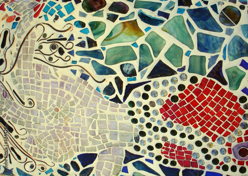 Mosaic tile pieces