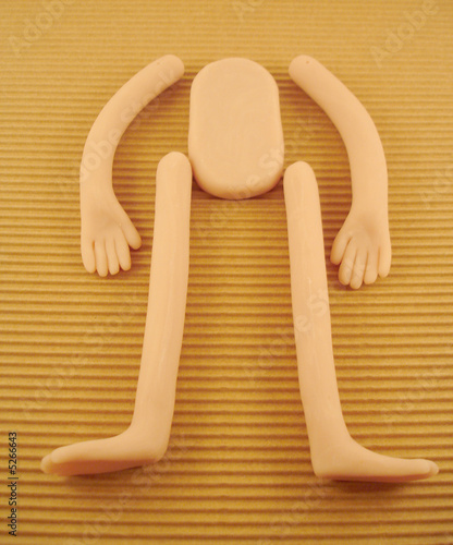Clay Doll Body parts