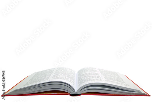 Fotografie Open red book