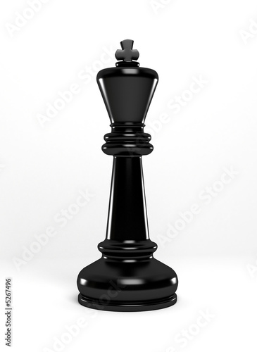 black chess king