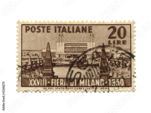 Postage stamp from Italy dated 1950