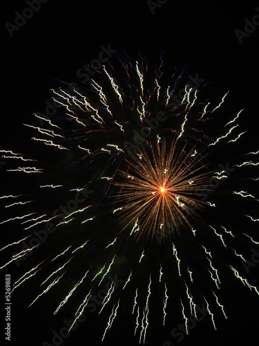 fireworks at night photo