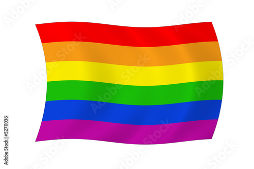 Gay Pride Regenbogen Flagge