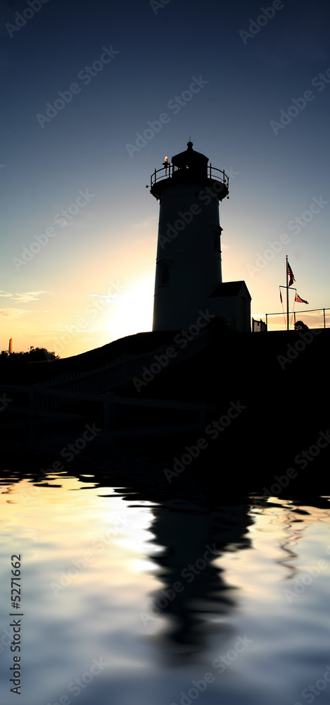 Nobska Lighthouse Reflection