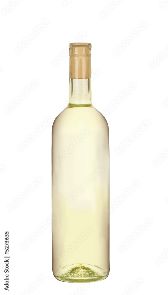 bottle champagne new year