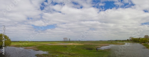 Obraz na plátně Biebrza river landscape
