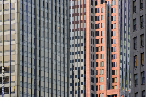 Downtown Chicago jungle of windows