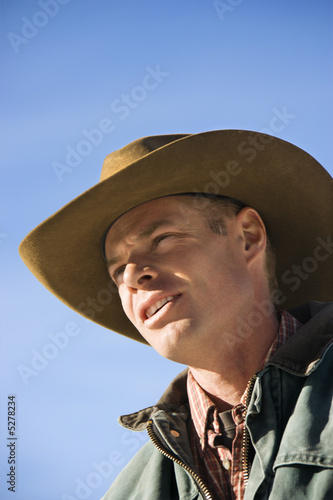 Portrait of cowboy.