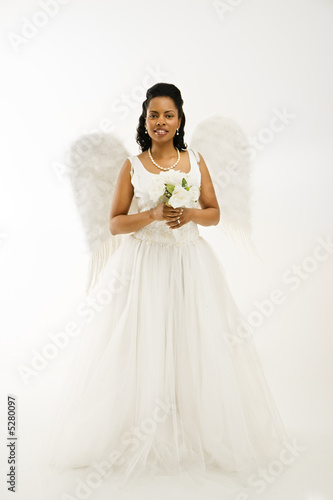 Angelic bride.