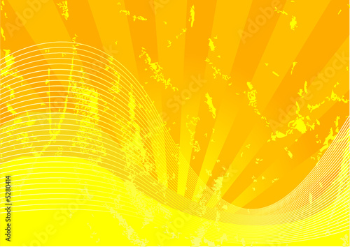 Yellow grunge
