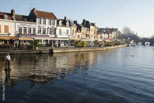Quai Bélu d'Amiens et ses restaurants, cafés et bar © JC DRAPIER