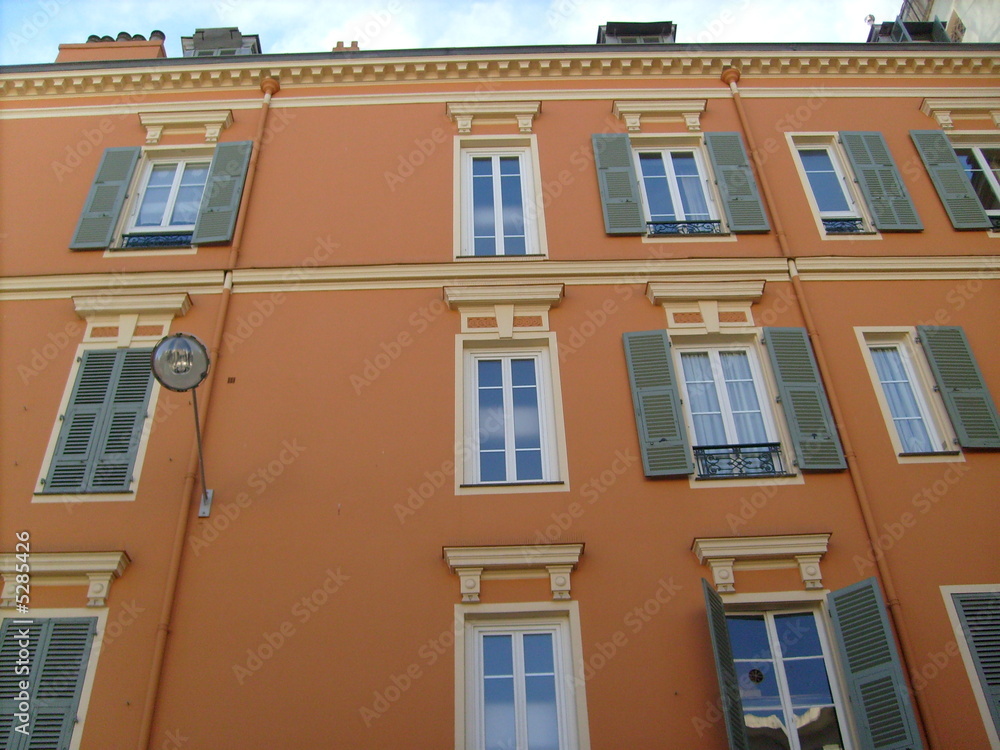 Naklejka premium façade couleur