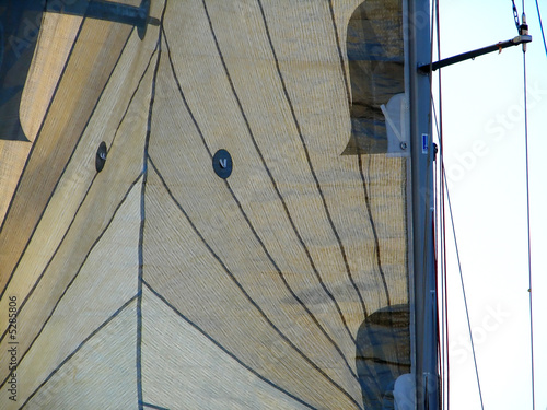 Kevlar sail detail