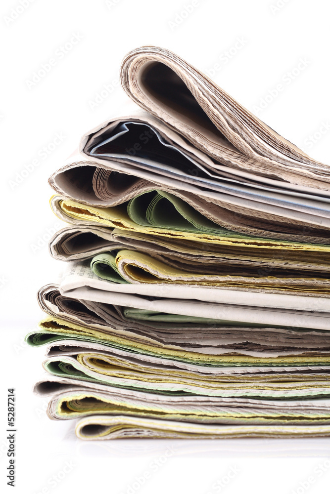 stack of newspapers stack of newspapers